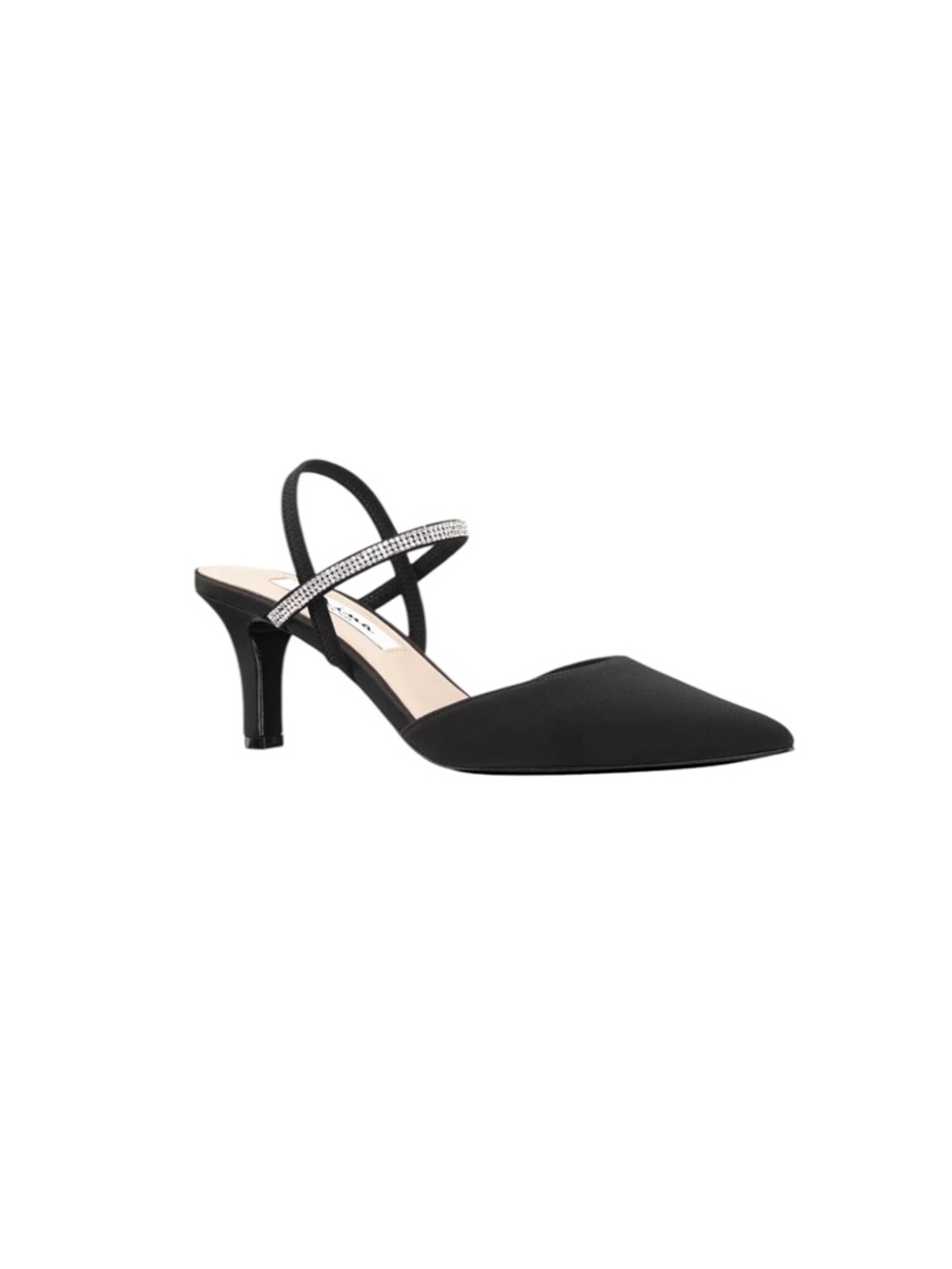 New Nina‎ Billie Black Slingback Evening Pumps Formal Black Tie Wedding Party